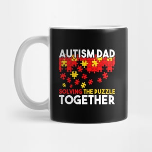 Autism Dad Advocate Warrior Awareness Mug